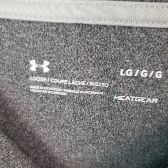 Under Armour Heat Gear Loose Fit Crew Neck Tee Shirt Size Large - Picture 3 of 6